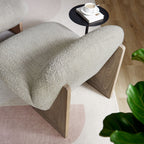 EEI-6988 Loyal Boucle Fabric Accent Chair and Ottoman Set by Modway