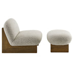 EEI-6988 Loyal Boucle Fabric Accent Chair and Ottoman Set by Modway