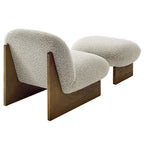 EEI-6988 Loyal Boucle Fabric Accent Chair and Ottoman Set by Modway
