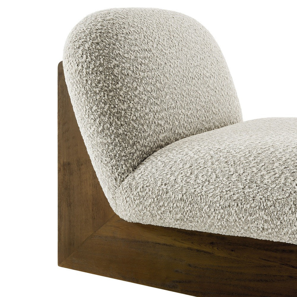 EEI-6988 Loyal Boucle Fabric Accent Chair and Ottoman Set by Modway