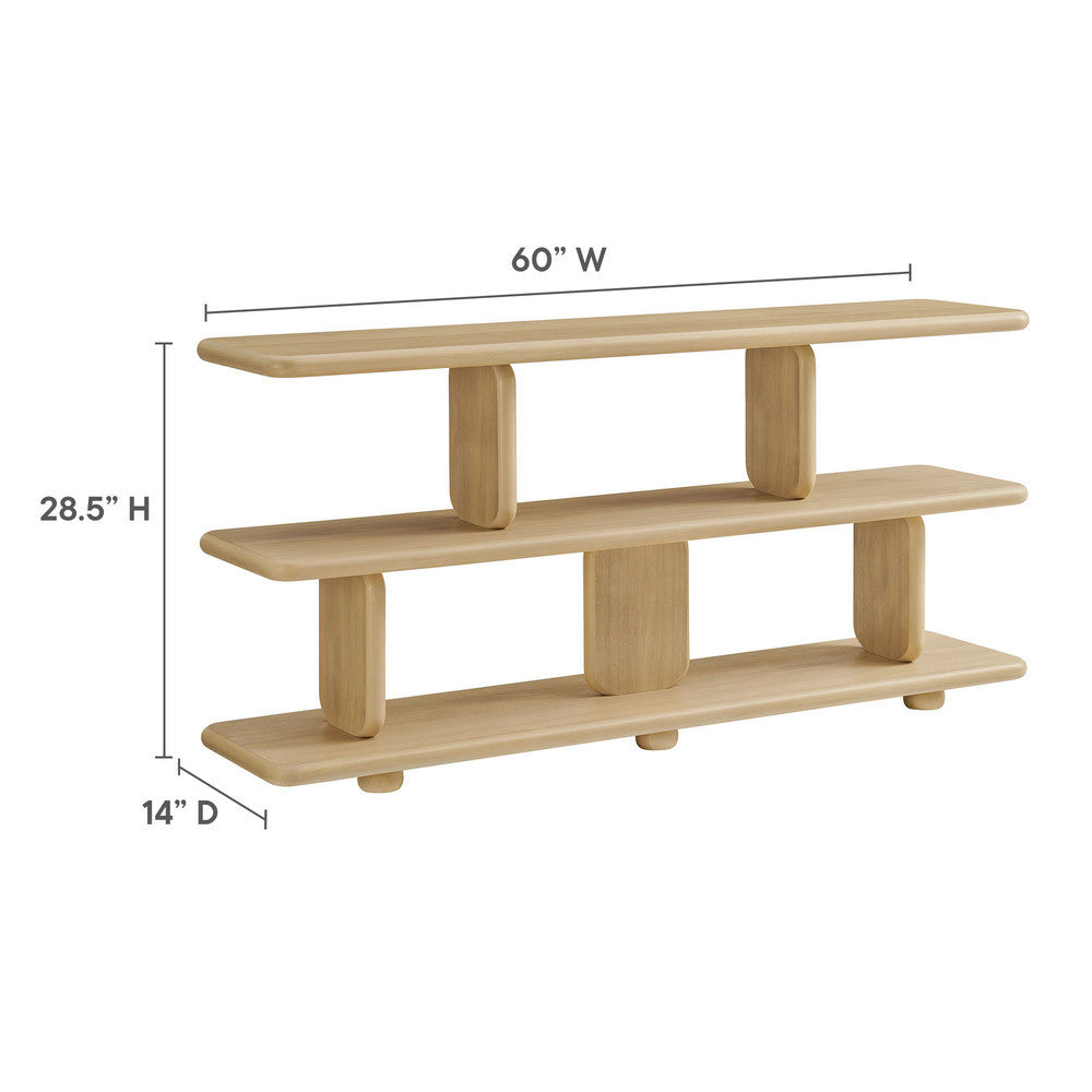 Modway Lyle Sculptural 2-Tier Bookshelf by Modway-EEI-7232