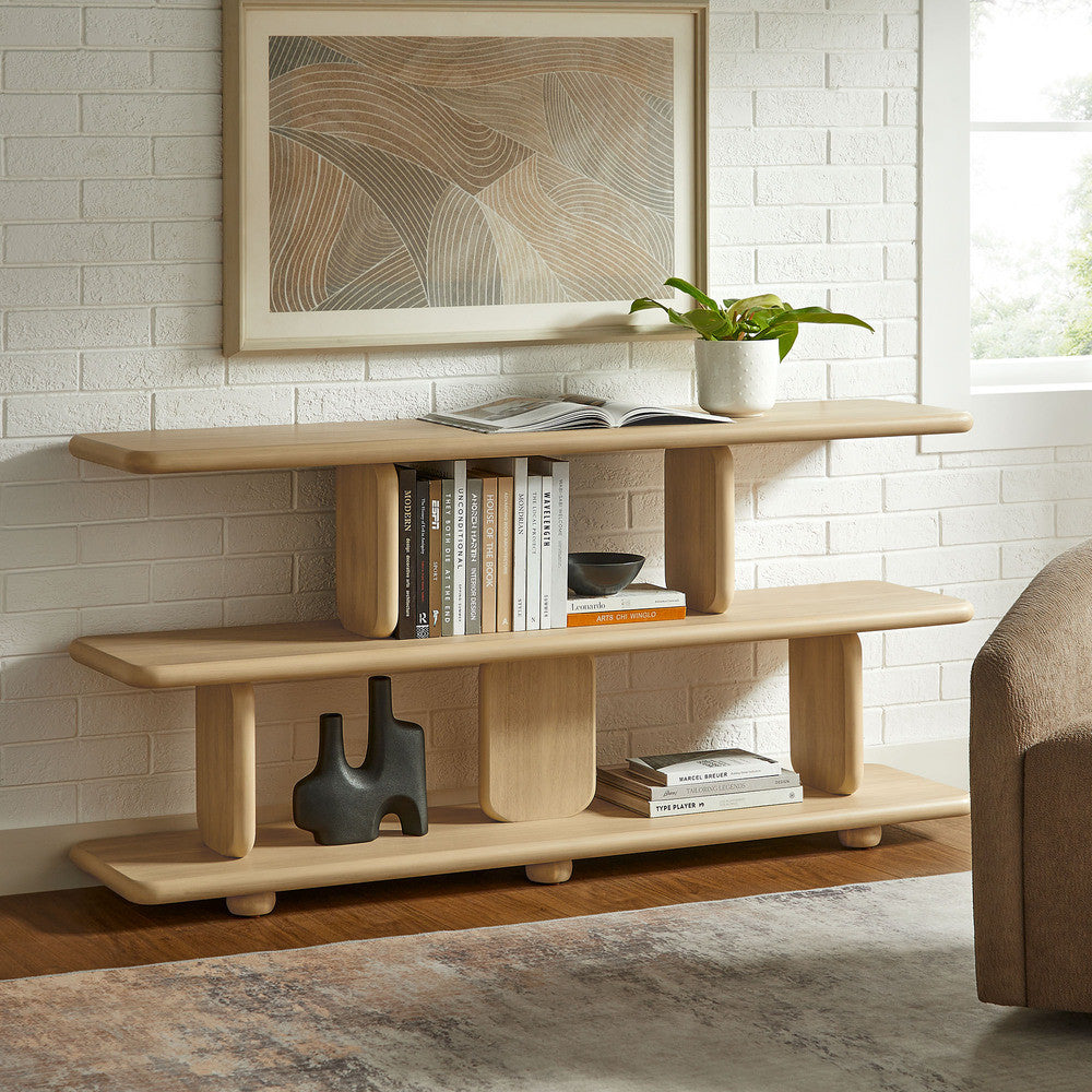 Modway Lyle Sculptural 2-Tier Bookshelf by Modway-EEI-7232