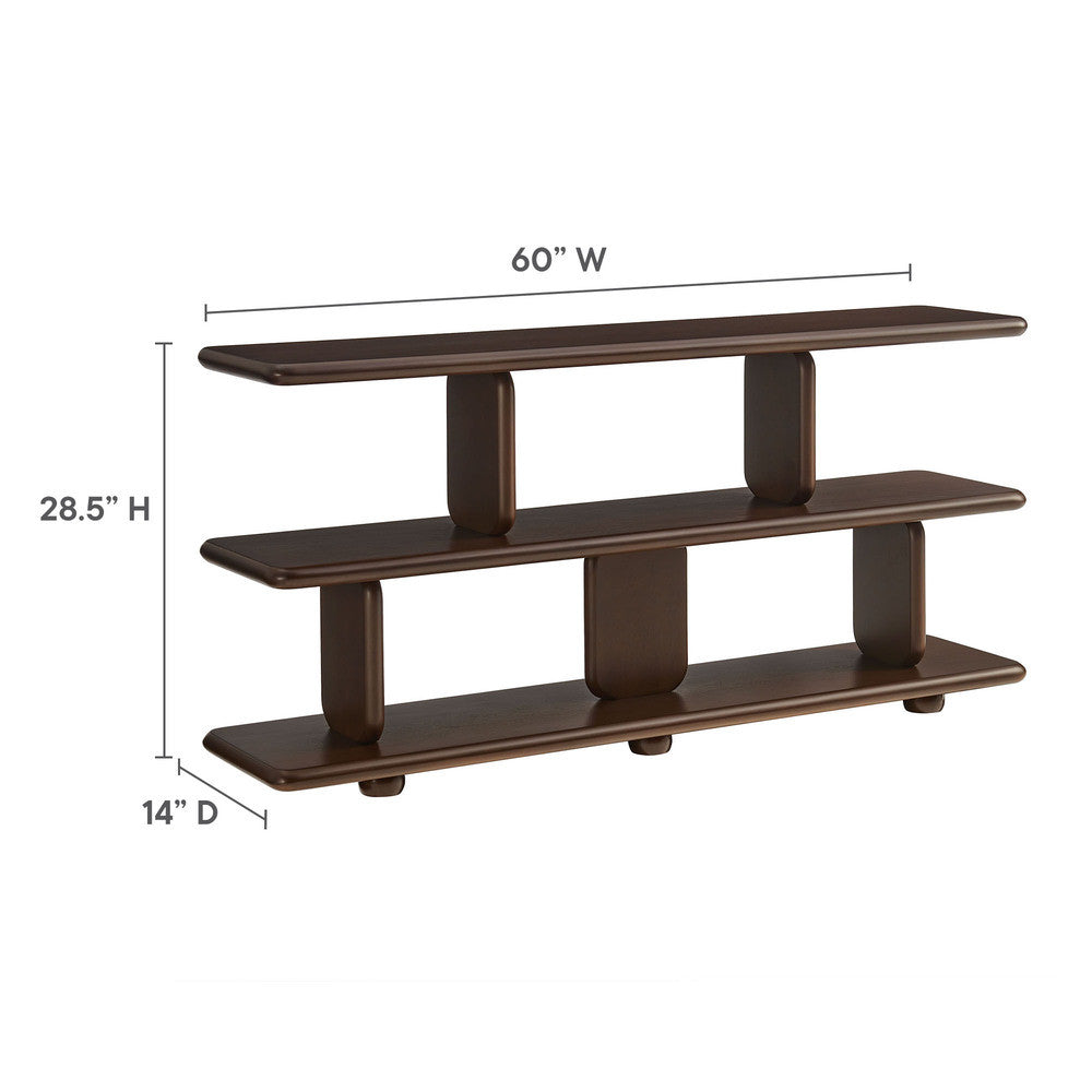 Modway Lyle Sculptural 2-Tier Bookshelf by Modway-EEI-7232