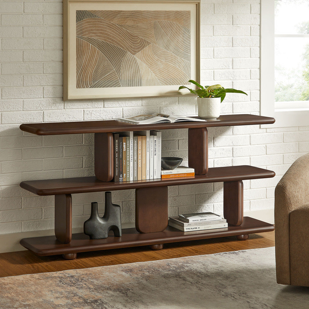 Modway Lyle Sculptural 2-Tier Bookshelf by Modway-EEI-7232
