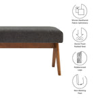 EEI-7112 Lyra 47" Fabric Upholstered Bench by Modway
