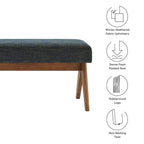 EEI-7112 Lyra 47" Fabric Upholstered Bench by Modway