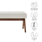 EEI-7112 Lyra 47" Fabric Upholstered Bench by Modway