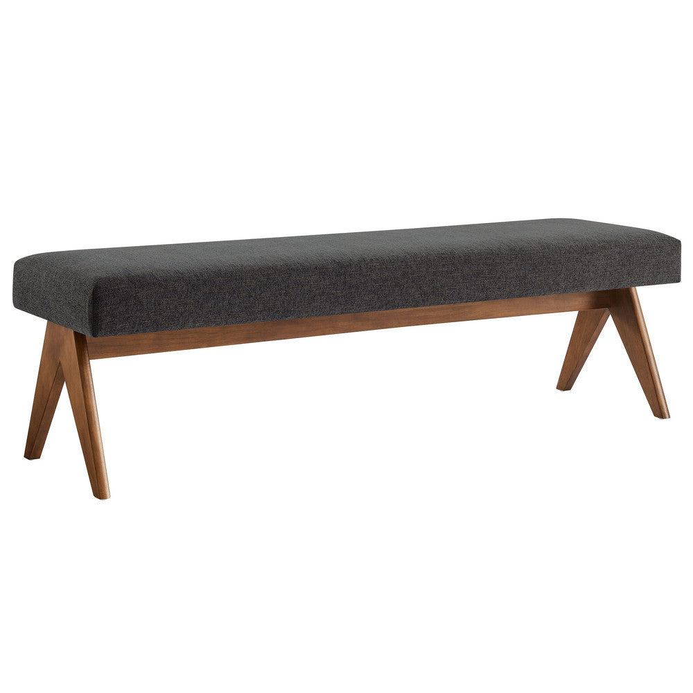 EEI-7114 Lyra 63" Fabric Upholstered Bench by Modway
