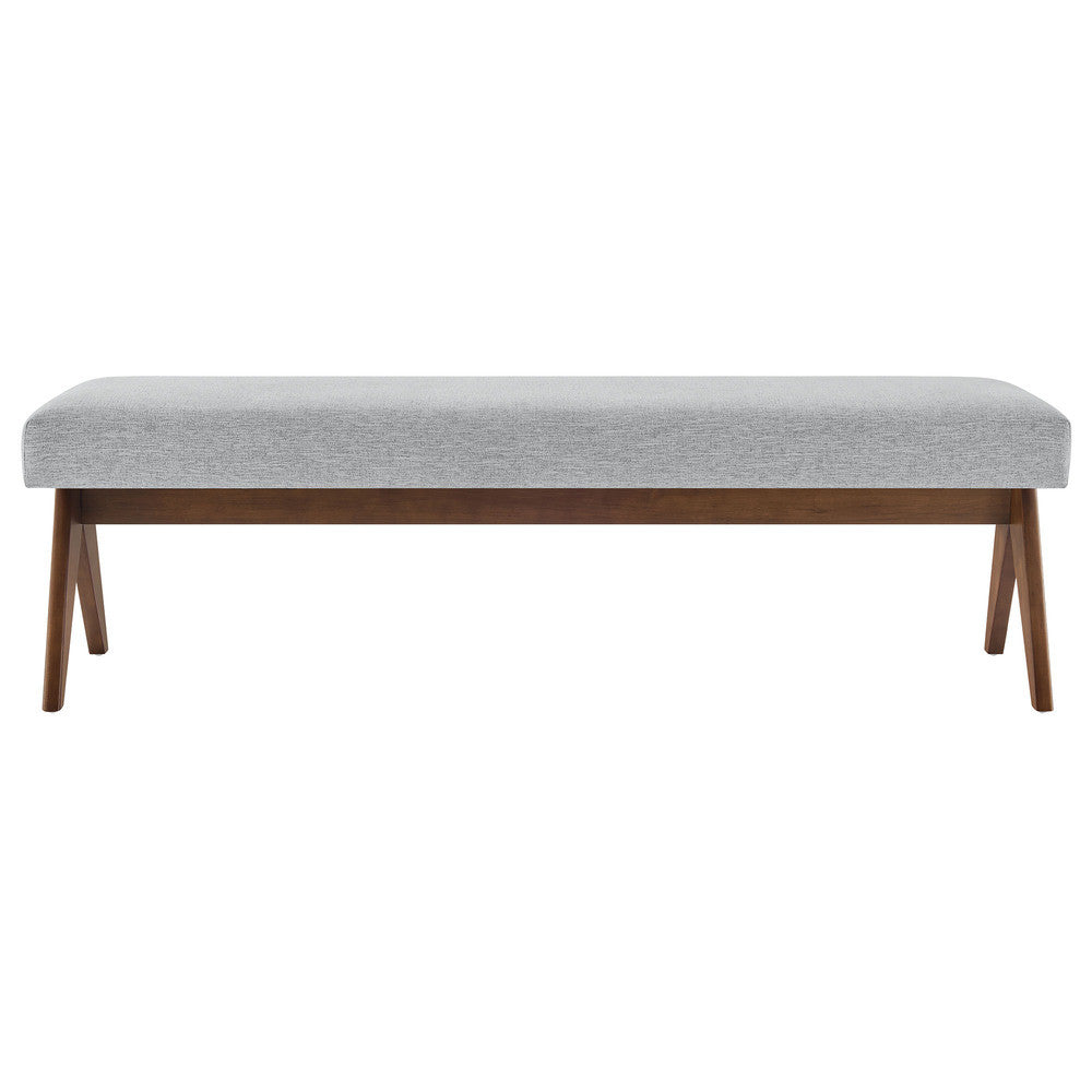 EEI-7114 Lyra 63" Fabric Upholstered Bench by Modway
