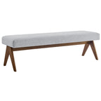 EEI-7114 Lyra 63" Fabric Upholstered Bench by Modway