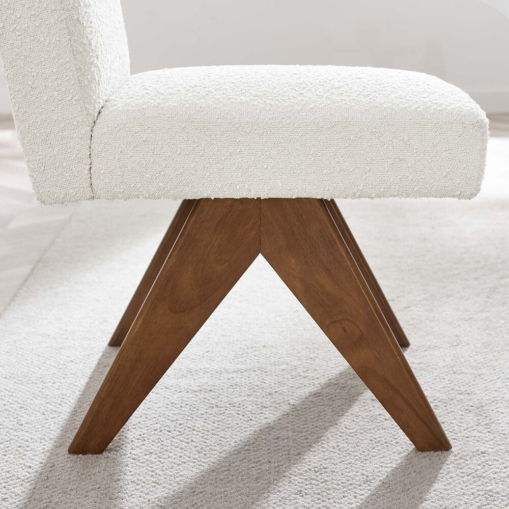 EEI-6508 Lyra Boucle Fabric Dining Room Side Chair Set of 2 by Modway