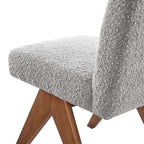 EEI-6508 Lyra Boucle Fabric Dining Room Side Chair Set of 2 by Modway