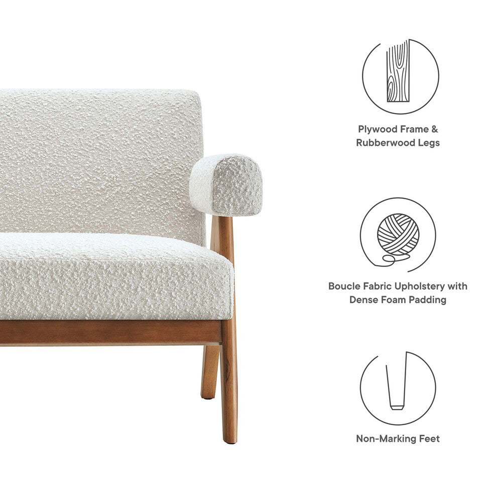 EEI-6504 Lyra Boucle Fabric Loveseat by Modway
