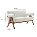EEI-6504 Lyra Boucle Fabric Loveseat by Modway