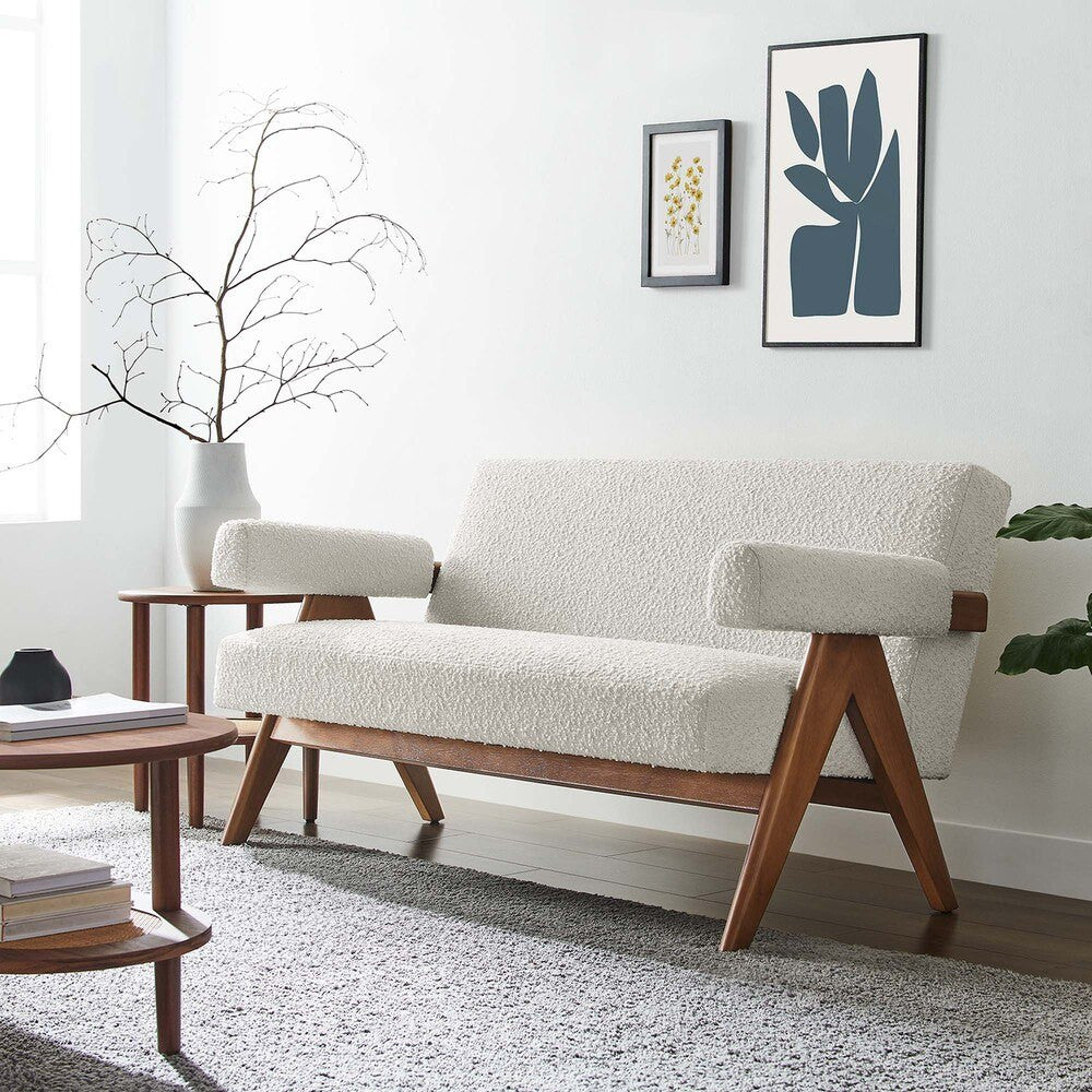 EEI-6504 Lyra Boucle Fabric Loveseat by Modway