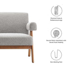 EEI-6504 Lyra Boucle Fabric Loveseat by Modway