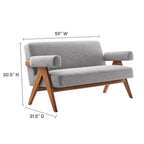 EEI-6504 Lyra Boucle Fabric Loveseat by Modway