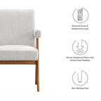 EEI-6507 Lyra Fabric Dining Room Chair Set of 2 by Modway