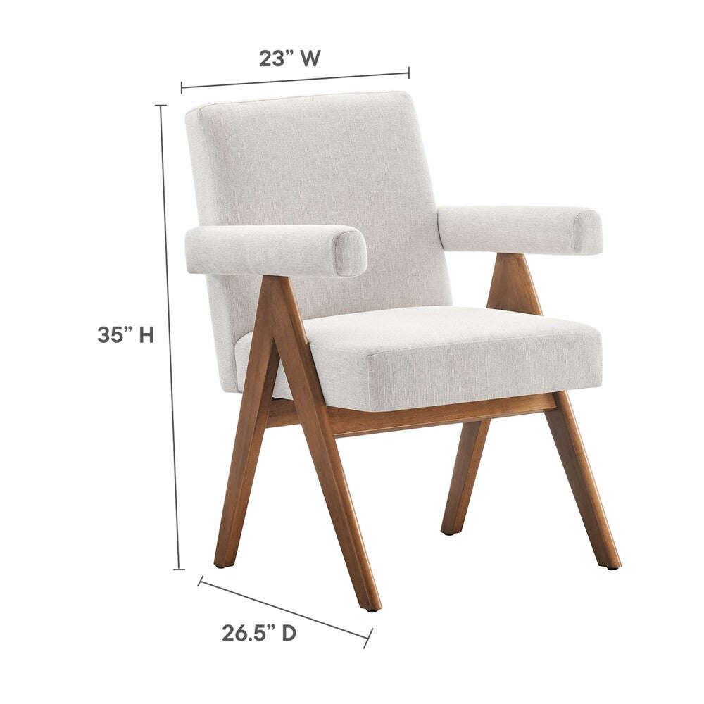 EEI-6507 Lyra Fabric Dining Room Chair Set of 2 by Modway