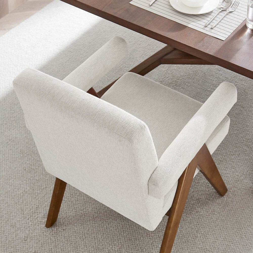 EEI-6507 Lyra Fabric Dining Room Chair Set of 2 by Modway