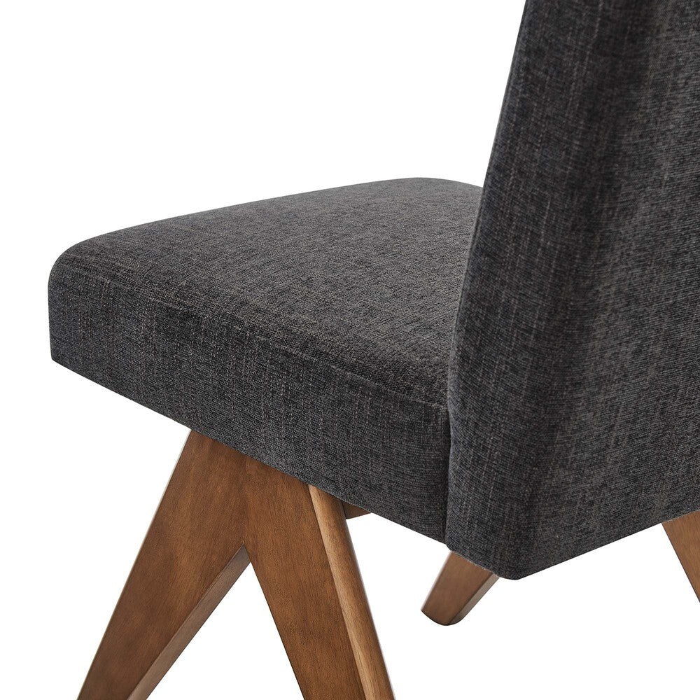 EEI-6509 Lyra Fabric Dining Room Side Chair Set of 2 by Modway