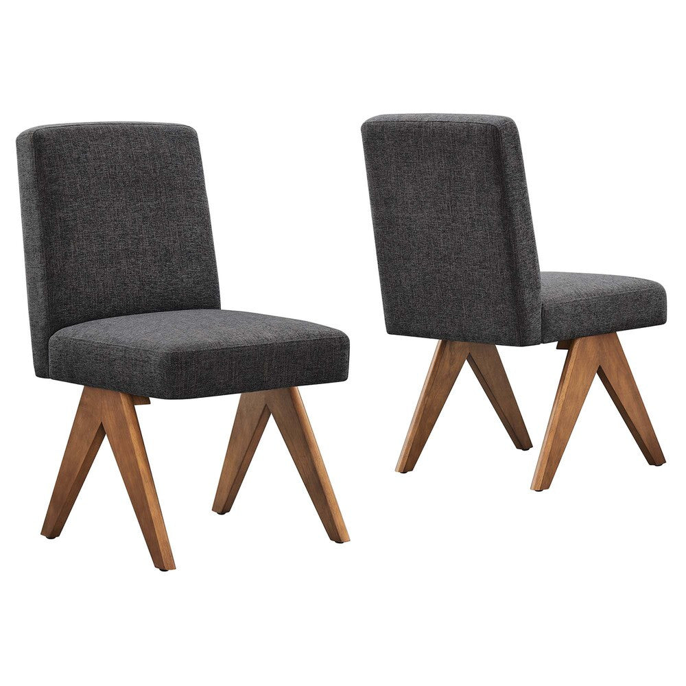 EEI-6509 Lyra Fabric Dining Room Side Chair Set of 2 by Modway