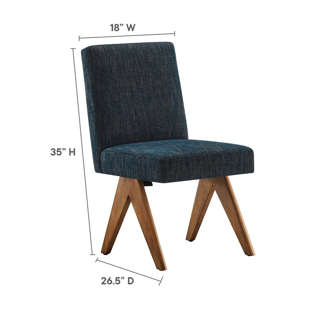 EEI-6509 Lyra Fabric Dining Room Side Chair Set of 2 by Modway