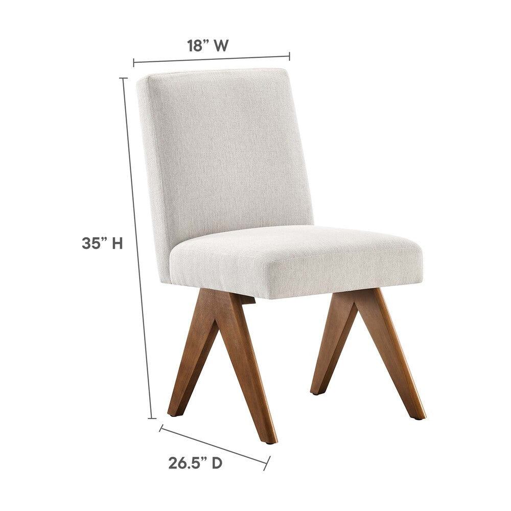 EEI-6509 Lyra Fabric Dining Room Side Chair Set of 2 by Modway