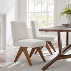 EEI-6509 Lyra Fabric Dining Room Side Chair Set of 2 by Modway