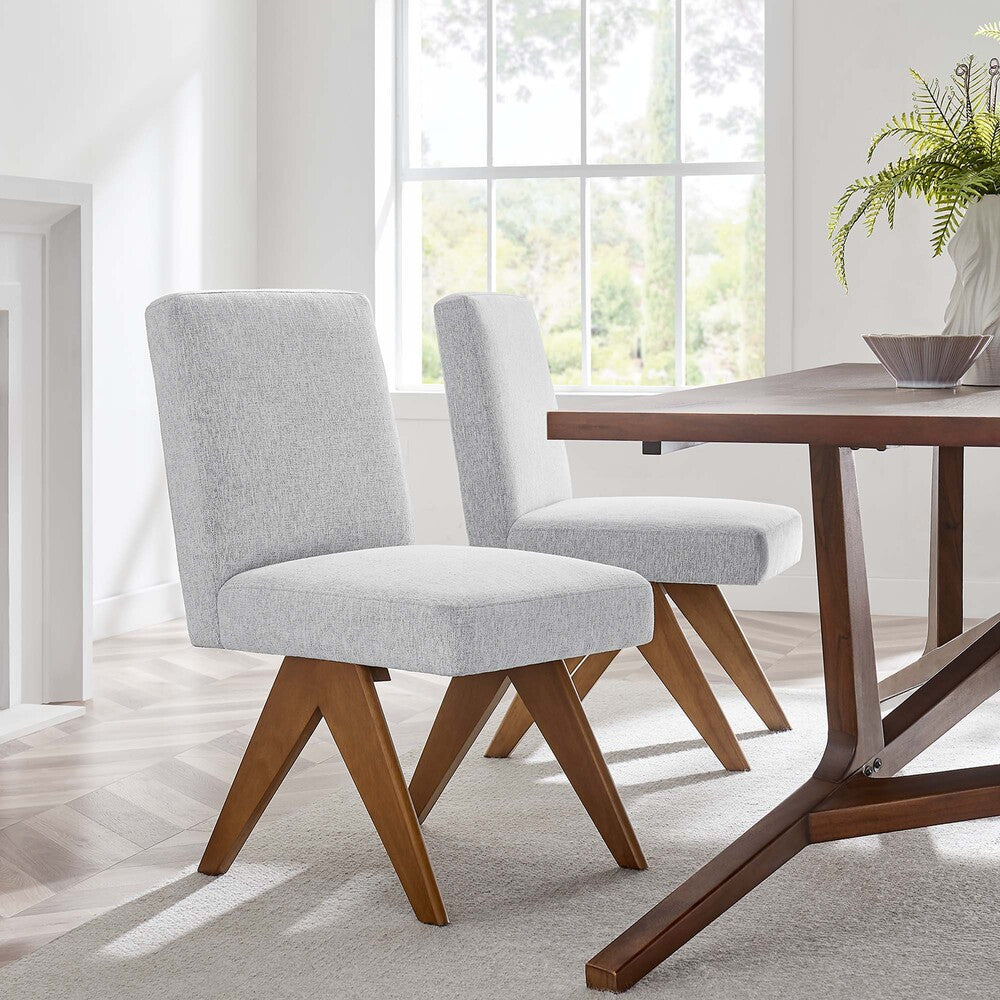 EEI-6509 Lyra Fabric Dining Room Side Chair Set of 2 by Modway