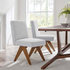 EEI-6509 Lyra Fabric Dining Room Side Chair Set of 2 by Modway