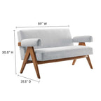 EEI-6505 Lyra Fabric Loveseat by Modway
