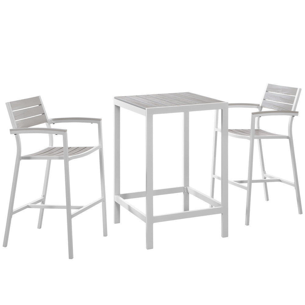EEI-1754 Maine 3 Piece Outdoor Patio Dining Set by Modway