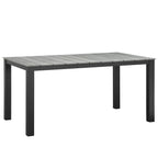 EEI-1508 Maine 63" Outdoor Patio Dining Table by Modway
