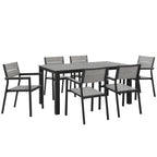 EEI-1749 Maine 7 Piece Outdoor Patio Dining Set by Modway