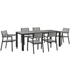 EEI-1751 Maine 7 Piece Outdoor Patio Dining Set by Modway