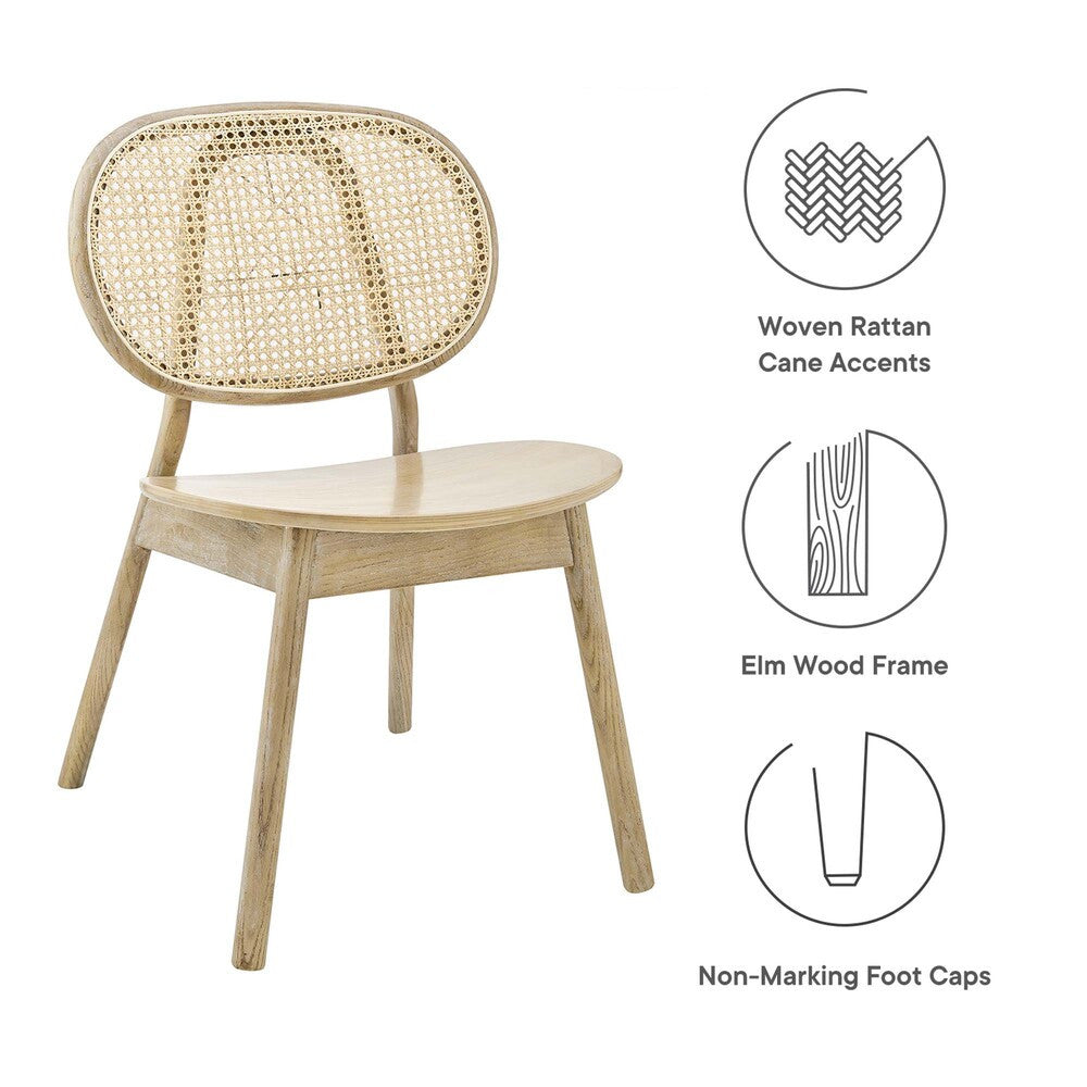 EEI-4649-GRY Malina Wood Dining Side Chair by Modway
