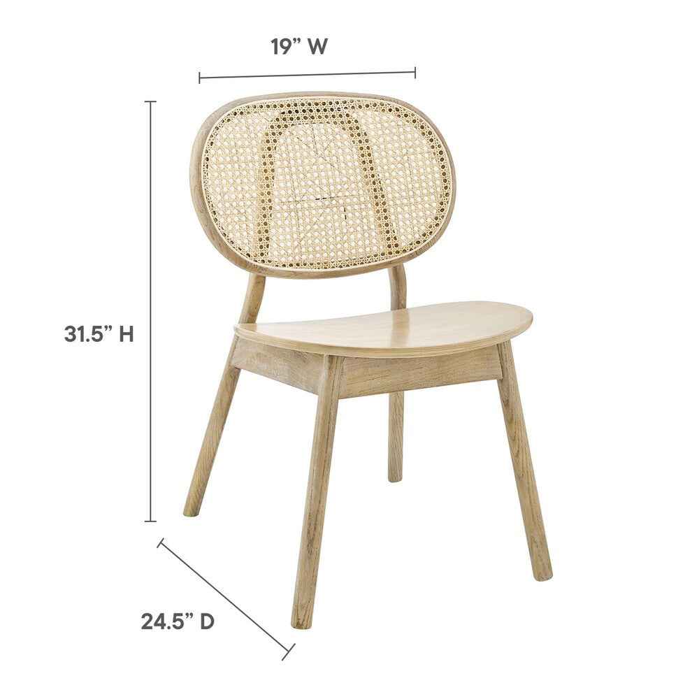 EEI-4649-GRY Malina Wood Dining Side Chair by Modway