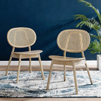 EEI-6081-GRY Malina Wood Dining Side Chair Set of 2 by Modway