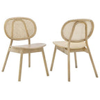 Modway EEI-6081-GRY Malina Wood Dining Side Chair Set of 2 Gray
