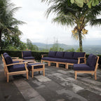 EEI-1489 Marina 10 Piece Outdoor Patio Teak Set by Modway