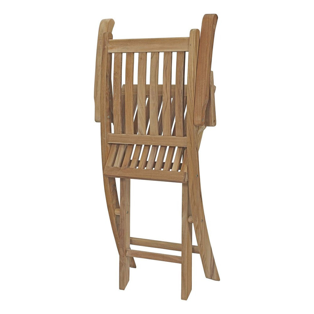 EEI-3285-NAT-SET Marina 11 Piece Outdoor Patio Teak Dining Set by Modway