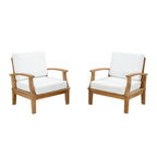 EEI-1819 Marina 2 Piece Outdoor Patio Teak Set by Modway