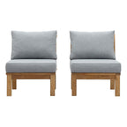 EEI-1821 Marina 2 Piece Outdoor Patio Teak Set by Modway