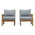 EEI-1822 Marina 2 Piece Outdoor Patio Teak Set by Modway