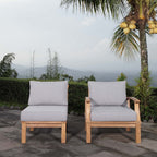EEI-1823 Marina 2 Piece Outdoor Patio Teak Set by Modway
