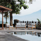 EEI-1470 Marina 3 Piece Outdoor Patio Teak Set by Modway