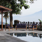 EEI-1470 Marina 3 Piece Outdoor Patio Teak Set by Modway