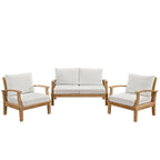 EEI-1470 Marina 3 Piece Outdoor Patio Teak Set by Modway