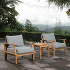 EEI-1487 Marina 3 Piece Outdoor Patio Teak Set by Modway